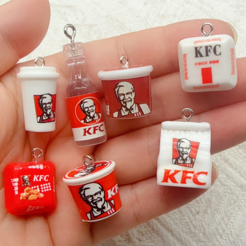 Novelty Gifts - 10個入り漫画風樹脂製フードバッグキーホルダー、バッグの装飾に最適、ギフトに最適です。
