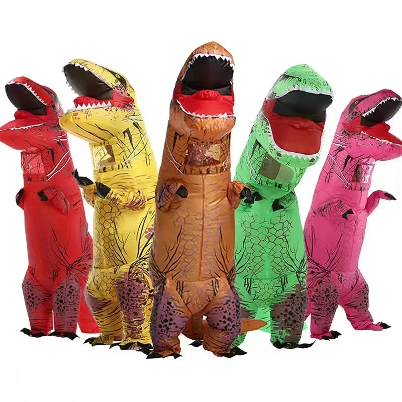 ティラノサウルスレックスインフレータブル衣装マスコットアニメ - Inflatable Dinosaur Costume Adult のレビューと価格