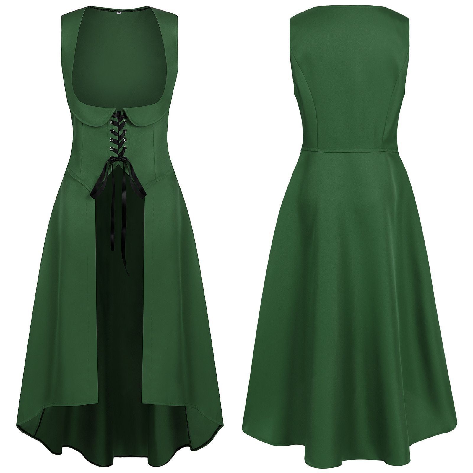 ロングドレス、コスプレ衣装、ヨーロッパ・アメリカ風ファンタジ - Medieval Renaissance Dress Women のレビューと価格