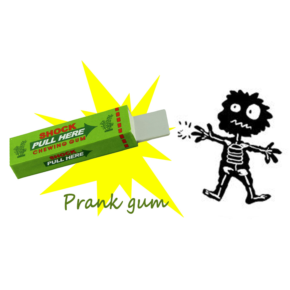 感電ジョークチューインガムプルヘッドショッキングおもちゃギフ - Shock Pen Prank Toy のレビューと価格