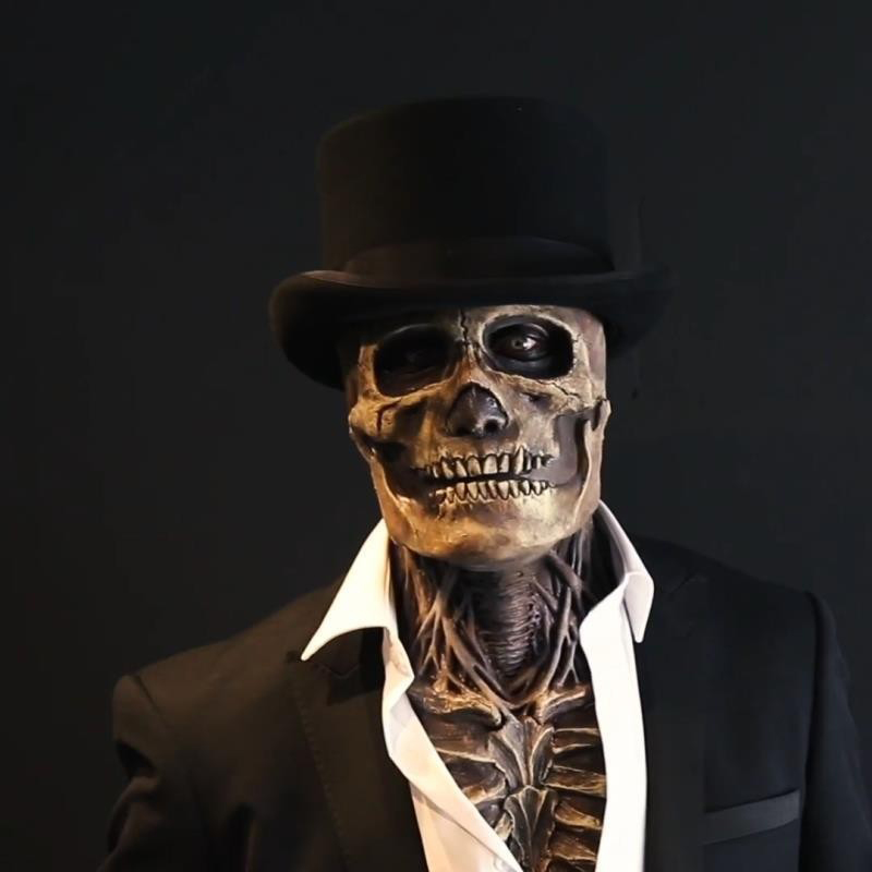大人のための怖いラテックスマスク,頭全体のための血まみれのマ - Led Purge Mask Halloween のレビューと価格