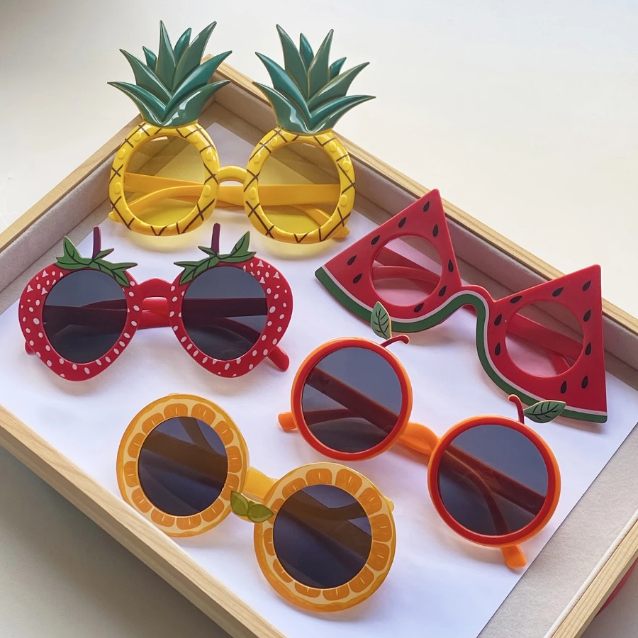 1-24 個フルーツ眼鏡パイナップルサングラスルアウパーティ - Glow In The Dark Party Glasses のレビューと価格
