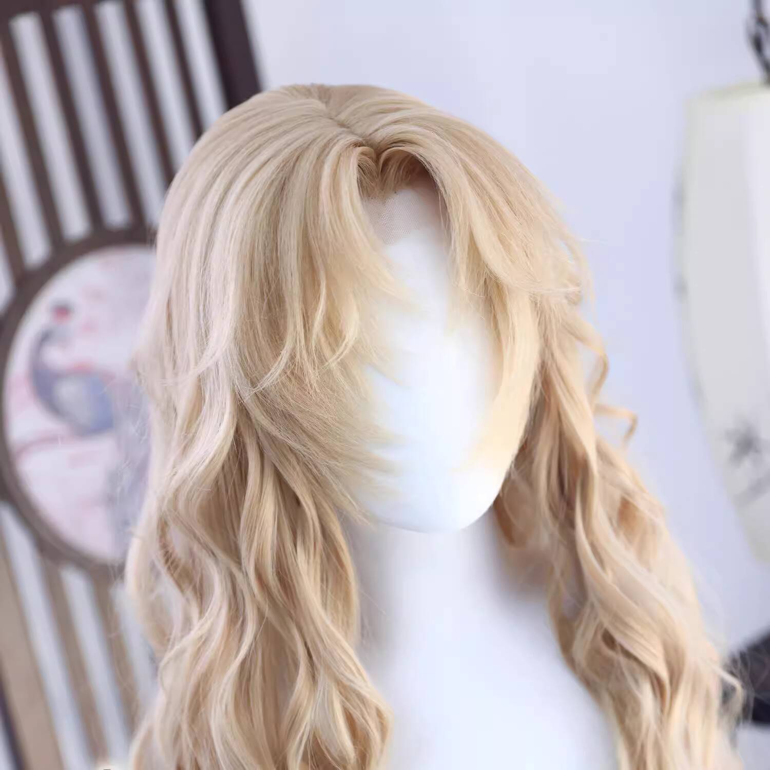 ヴェルモットベルモット風ウィッグコスプレ工藤新一毛利蘭女性ロ - Anime Cosplay Wig Heat Resistant のレビューと価格